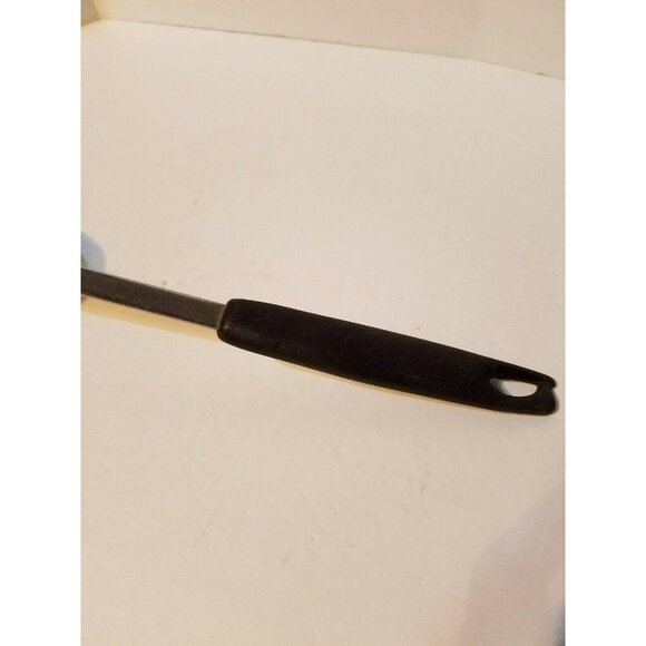 Vintage Advertising #2 Stainless Steel USA Kitchen Ladle 12" Black Handle - Picture 6 of 7